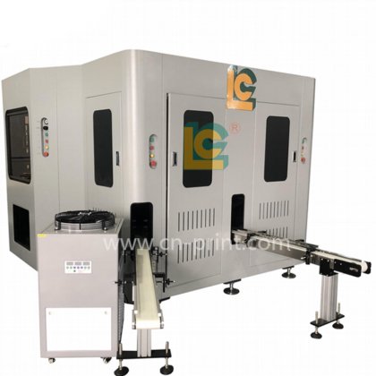 全自动意大利啤酒玻璃瓶丝网印刷机 伺服控制丝网印刷机