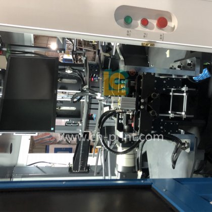 全自动意大利啤酒玻璃瓶丝网印刷机 伺服控制丝网印刷机