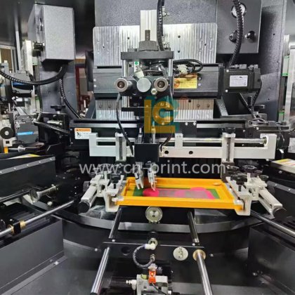 6色意大利全自动丝网印刷机