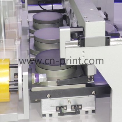 熨烫式四色伺服旋转梭移印机