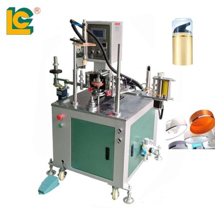 不規則な形状のボトルキャップコンテナエッジプロファイリングホットスタンピングマシン