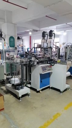 全自动一次性西餐盘双头伺服烫金机