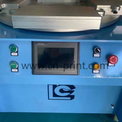 プラスチック袋の真空テーブルが付いている平らな自動スクリーンの印字機