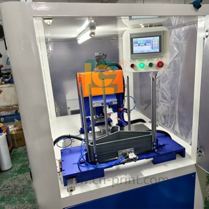 ハンガー用モノクロームパッド印刷機