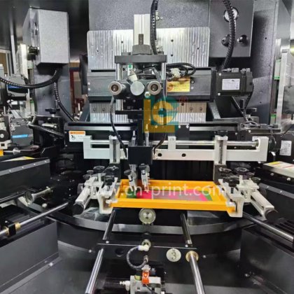 1色自動スペインガラスボトルスクリーン印刷機