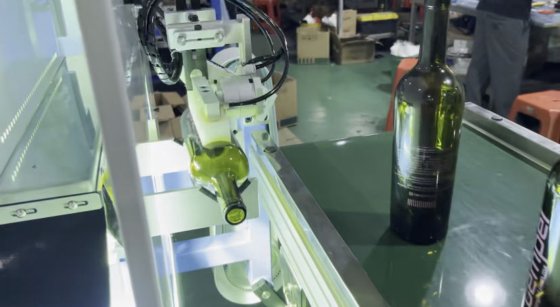 玻璃瓶自动丝网印刷生产线