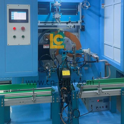 大型全自动花盆丝网印刷机