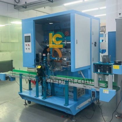 大型全自动花盆丝网印刷机