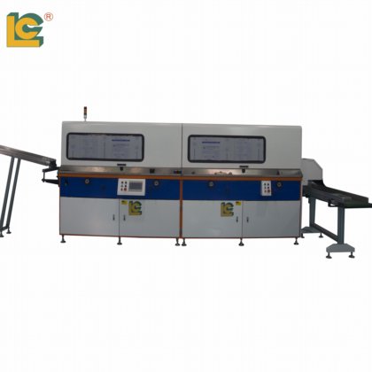 塑料瓶自动双色圆筒 UV 丝网印刷机