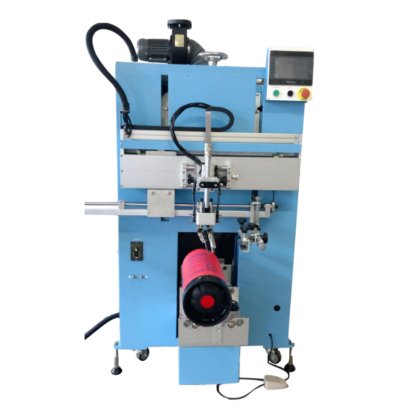 用于灭火器的自动 UV 丝网印刷干燥机