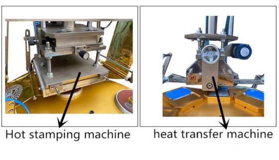 A5ノート用半自動ロータリーホイルスタンピングマシン