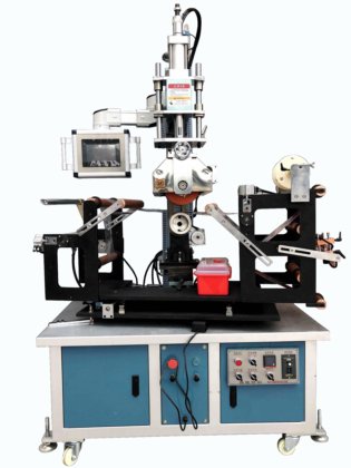 PLC 控制油漆桶热转印机