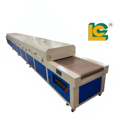 配备特尔丰传送带的红外干燥隧道