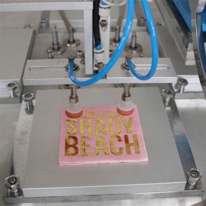 带自动卸载功能的纸巾烫金机