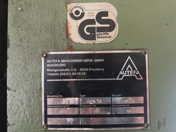 1984 Autefa 280.82 balenpers