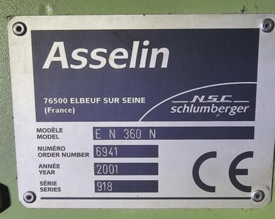 2001 Stoccatore Asselin T360N