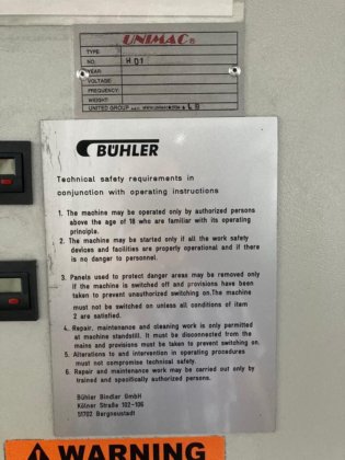 Bühler Schokoladendosierer Modell Powershot