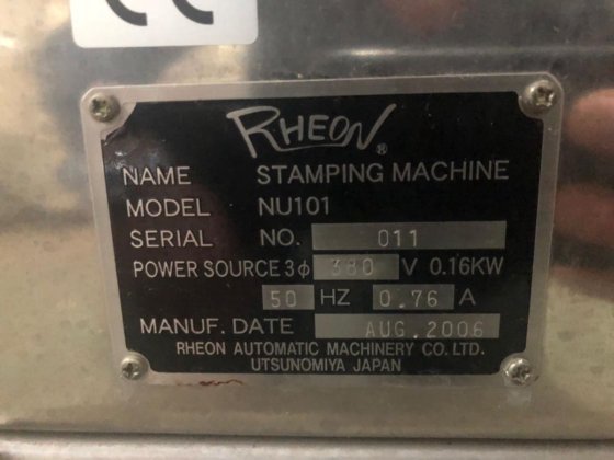 Rheon Typ NU101 Stanzmaschine