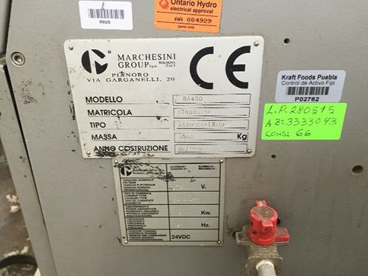 Marchessini BA400 Kartonierer