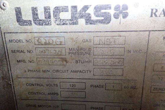 Four à double grille Lucks