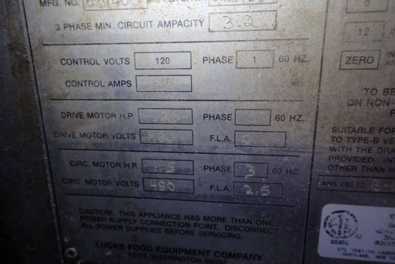 Four à double grille Lucks