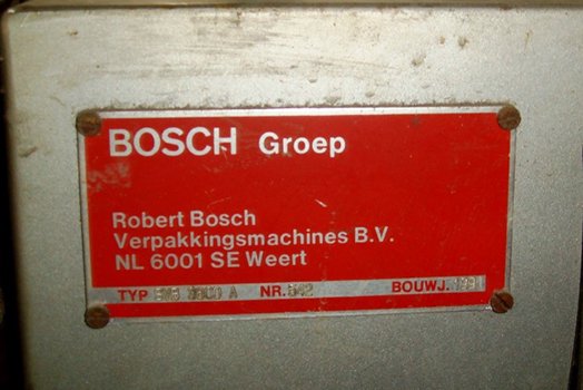 Ensacheuse Bosch Type 3600