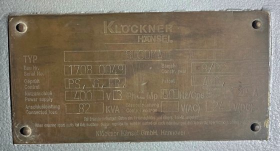 Klockner Hansel Sucroliner Line Single