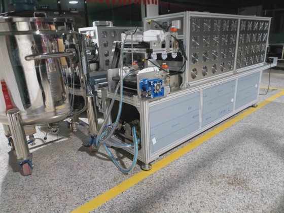 Máquina automática de corte y