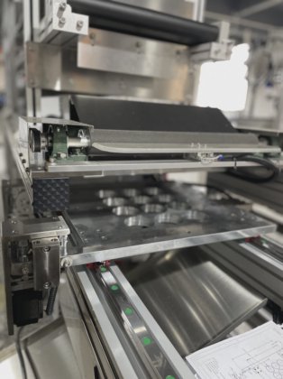 Máquina automática de corte y