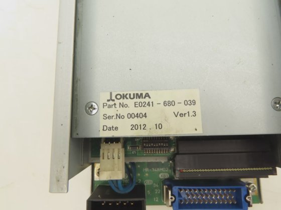 Okuma E0241-680-039 PLC CNC Machine