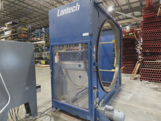 Lantech 200/90 Lanringer Shrink Wrapper Horizontal Automatic Conveyor ...