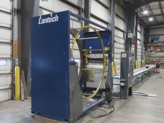 Lantech 200/90 Lanringer Shrink Wrapper Horizontal Automatic Conveyor ...