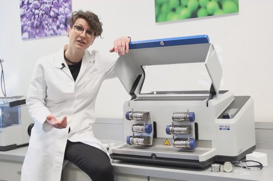 高能混合球磨仪 MM 500 可变性重新定义