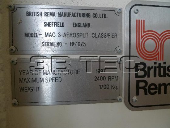 英国雷马MAC3筛分厂