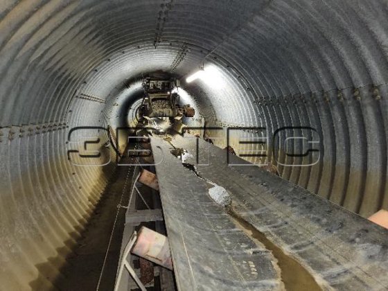 BLEICHERT ROHR 積込みコンベアとトンネル排出コンベア コンベアベルトとコンベアベルトシステム