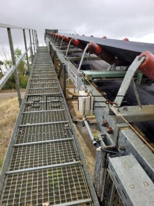 BLEICHERT ROHR 積込みコンベアとトンネル排出コンベア コンベアベルトとコンベアベルトシステム