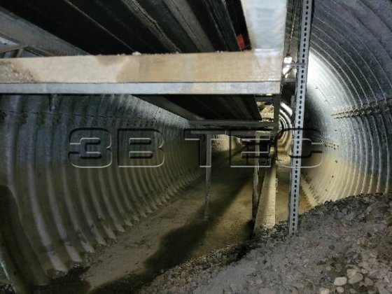 BLEICHERT ROHR 積込みコンベアとトンネル排出コンベア コンベアベルトとコンベアベルトシステム