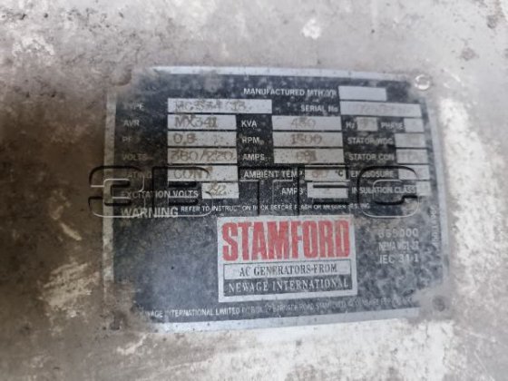 CUMMINS 450 kvA 机械