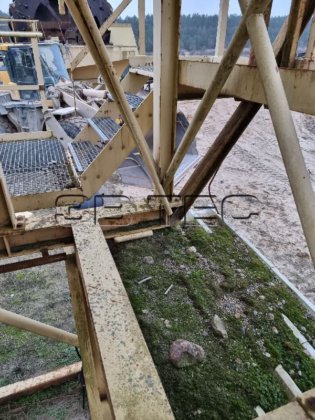 フォートマイヤー社製砂採取プラント完成品