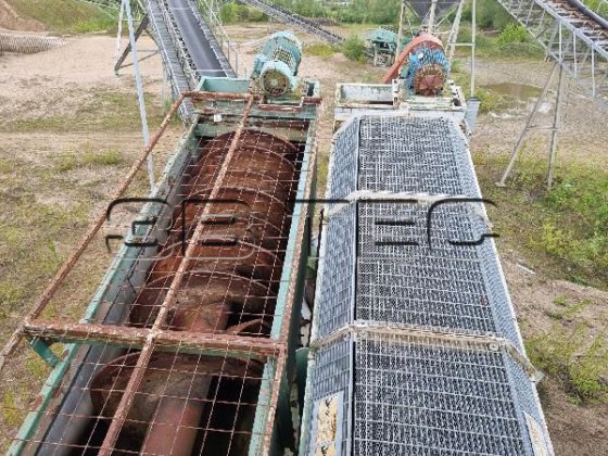 BRÄUER screening tower wet screening