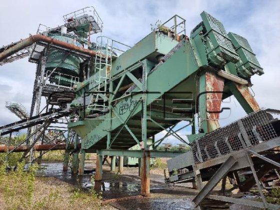 BRÄUER screening tower wet screening