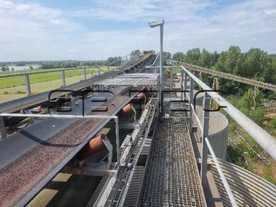 ハンバッハ 1350 m³ 容量 サイロ機械