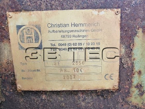 ヘメリッヒ SF 2850 スクリーニングプラント