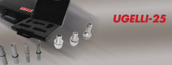 Sandblasting nozzle box for IBIX