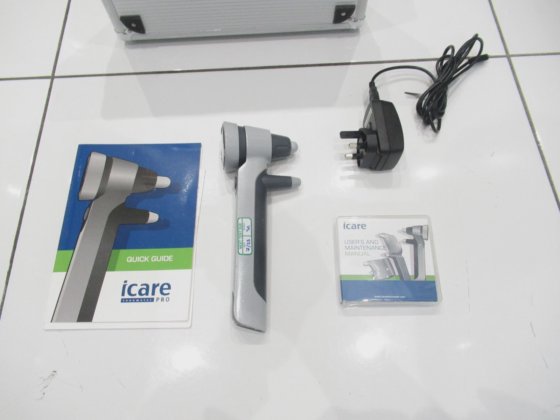 ICARE PRO TYPE TA03 HANDHELD PORTABLE EYE IOP GLAUCOMA INTRAOCULAR ...