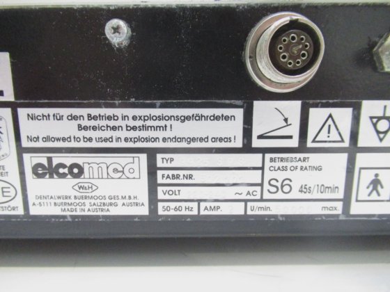 W&H ELCOMED 100 MICROPROCESSOR SURGICAL