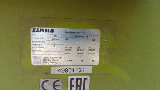 克拉斯300捡拾台