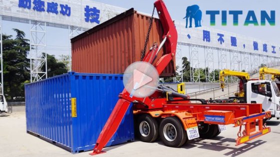 40Ft Side Loader Container Trailer