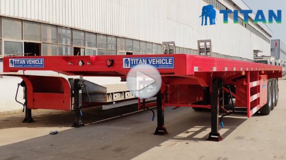 3 Axle 40Ft Flatbed Trailers