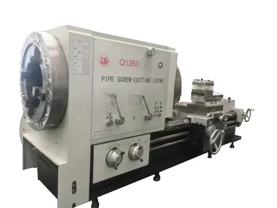 YISHUI Q1350 の空の紡錘のオイルの国の旋盤機械管の通しの旋盤